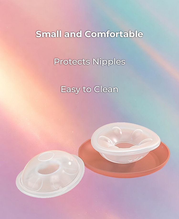 Mune's Cradle Discreet Silicone Breast Milk Collector - Leak-Proof and Portable