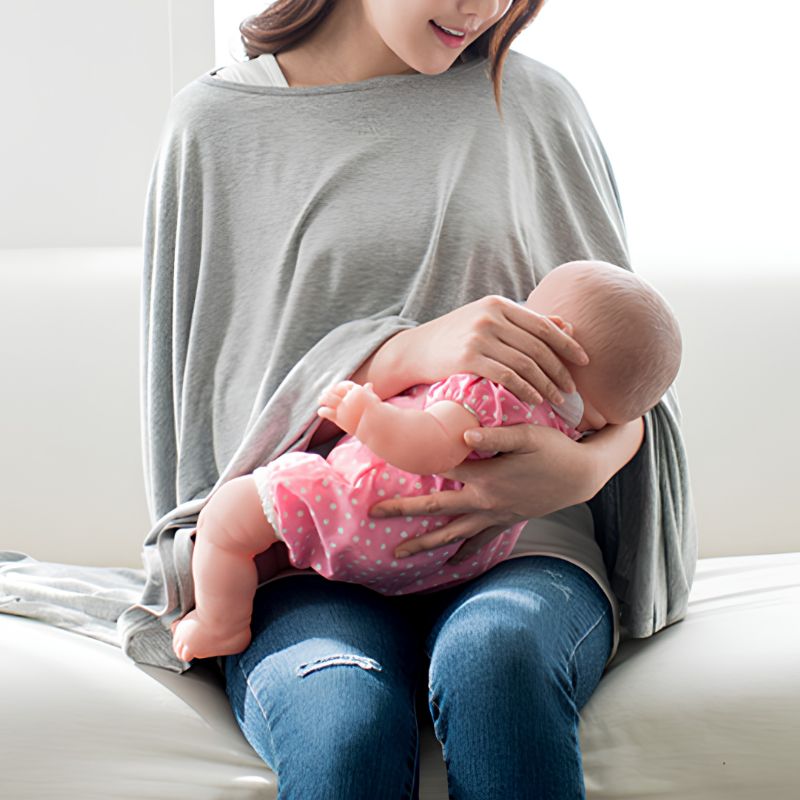 Mune's Cradle Modal Breastfeeding Shawl - Nursing Cover & Fashion Scarf
