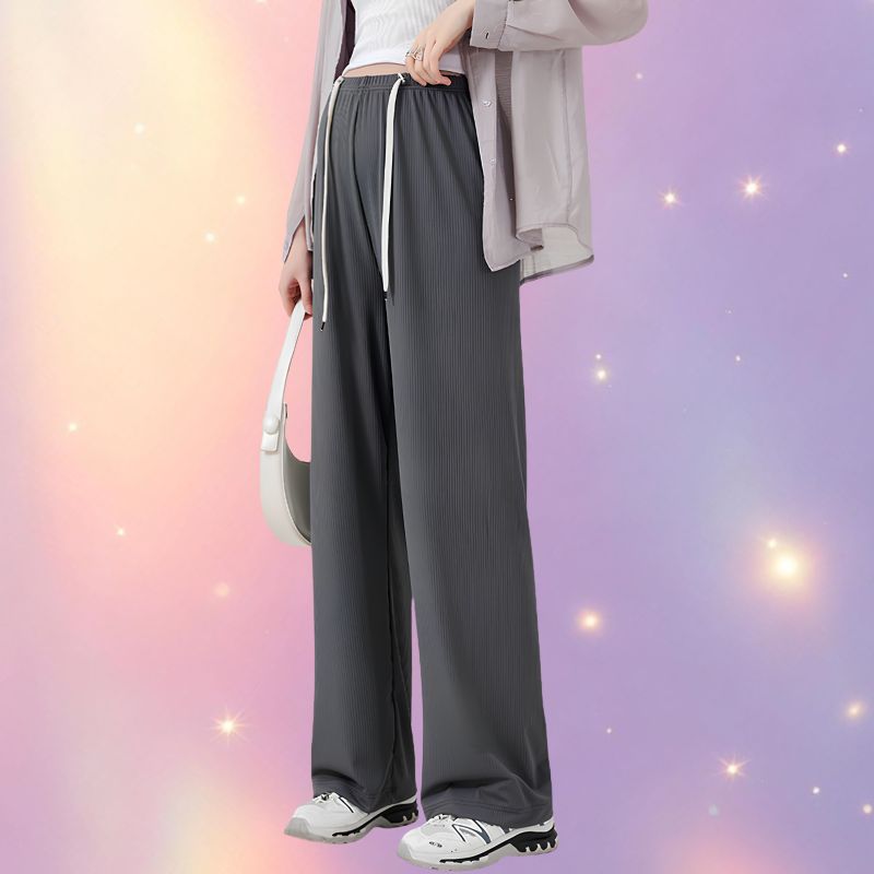Mune's Cradle High Rise Maternity Sweatpants with Clip Drawstring – Soft Ice Silk