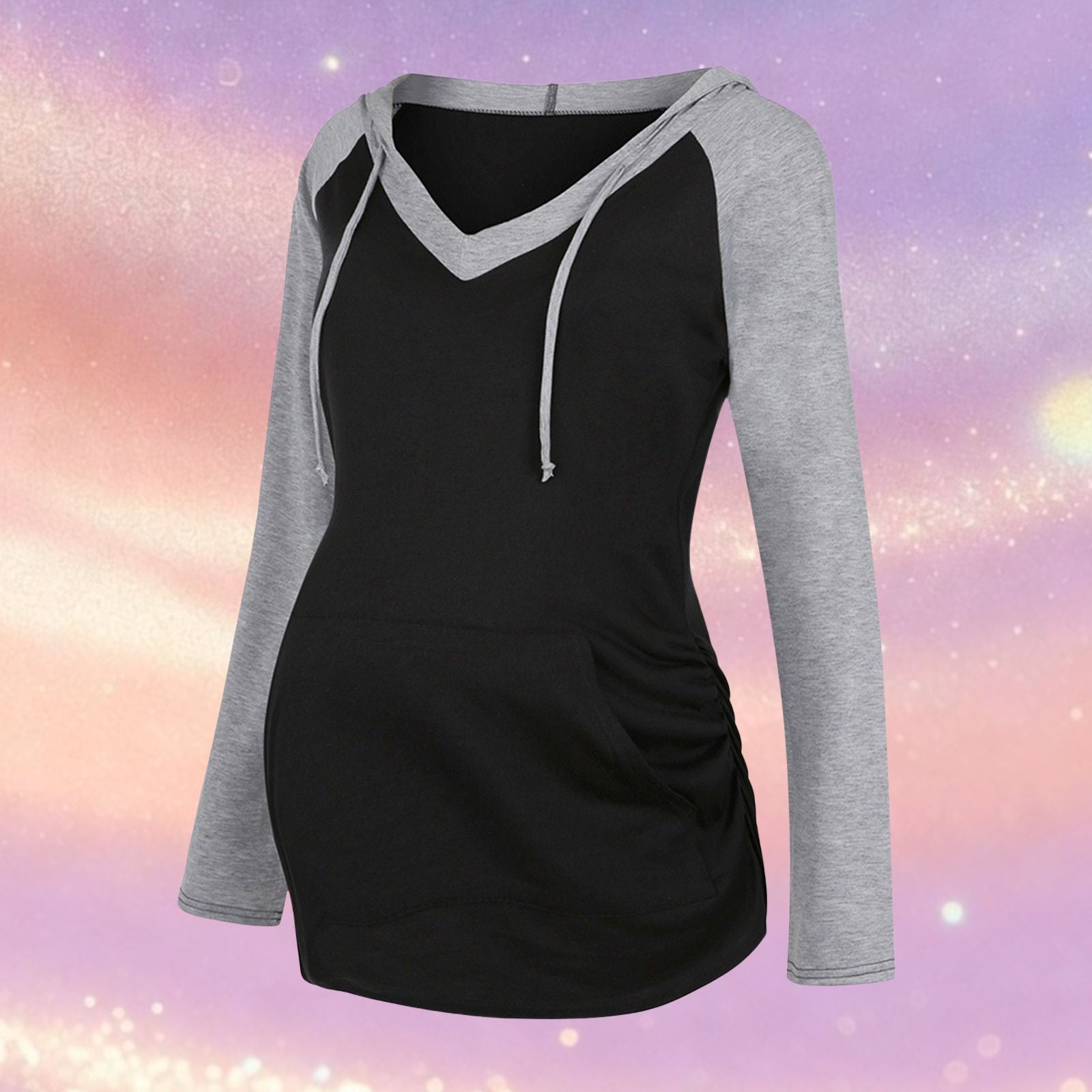 Mune's Cradle Hooded Nursing Sweater - Lift-Up Access