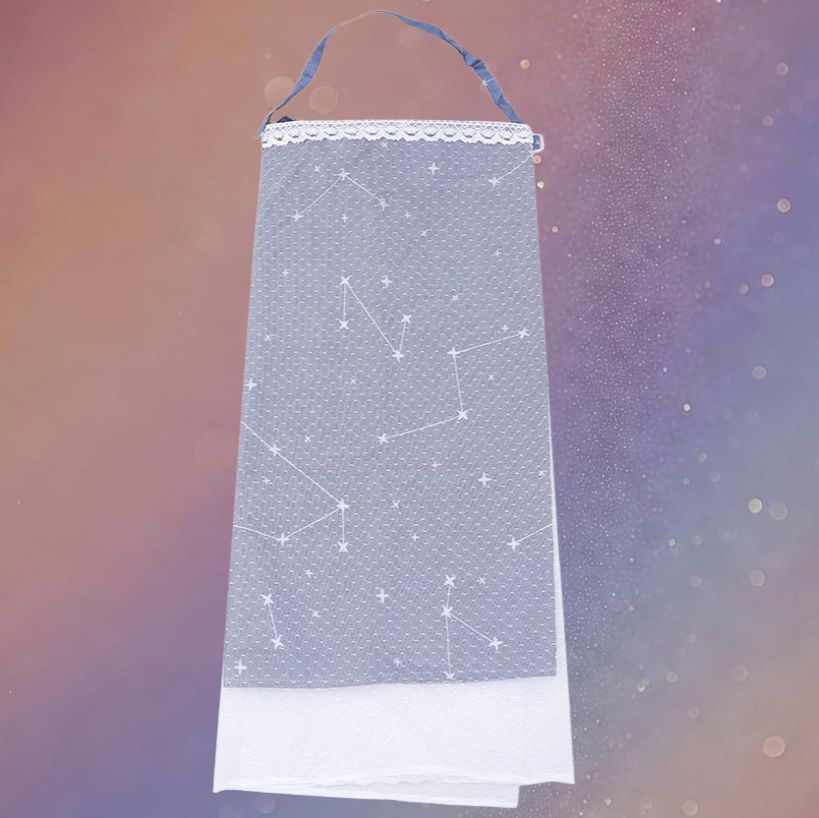 Mune's Cradle Waterproof Cotton Breastfeeding Cover with Lace Trim