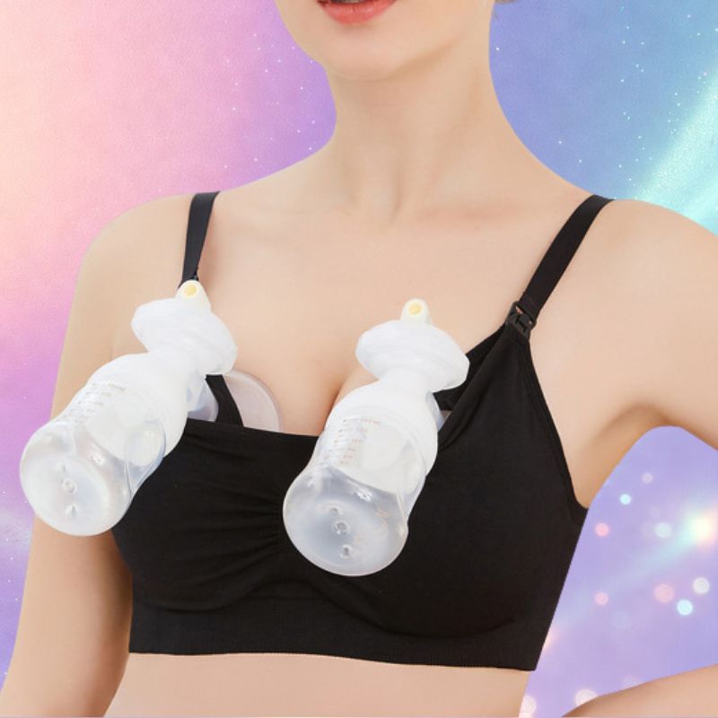 Mune's Cradle Cotton Breastfeeding & Hands-Free Pumping Bra