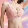 Mune's Cradle Lace Nursing & Pumping Bra - Soft Nylon Comfort for Sensitive Skin