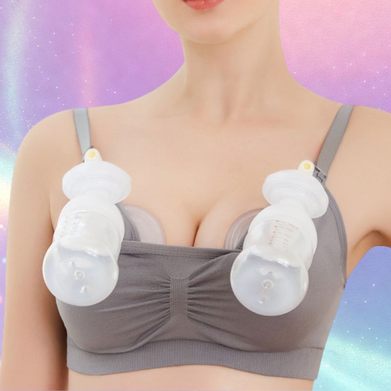 Mune's Cradle Cotton Breastfeeding & Hands-Free Pumping Bra