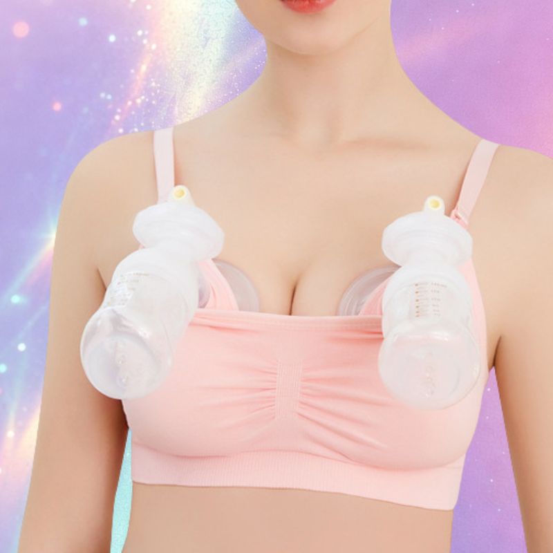 Mune's Cradle Cotton Breastfeeding & Hands-Free Pumping Bra