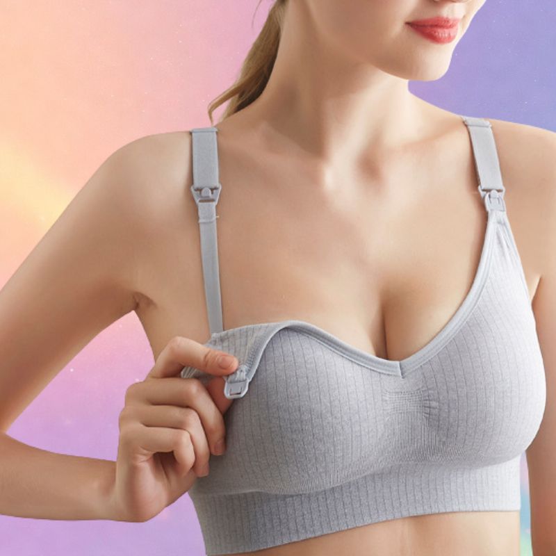 Mune's Cradle Nylon Breastfeeding & Hands-Free Pumping Bra