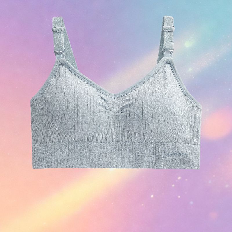 Mune's Cradle Nylon Breastfeeding & Hands-Free Pumping Bra