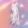 Mune's Cradle Floral Maternity Dress - Flowy Polyester Spring & Summer