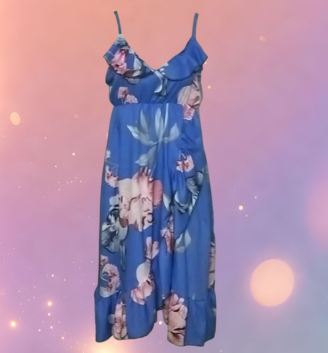 Mune's Cradle Floral Maternity Dress - Flowy Polyester Spring & Summer