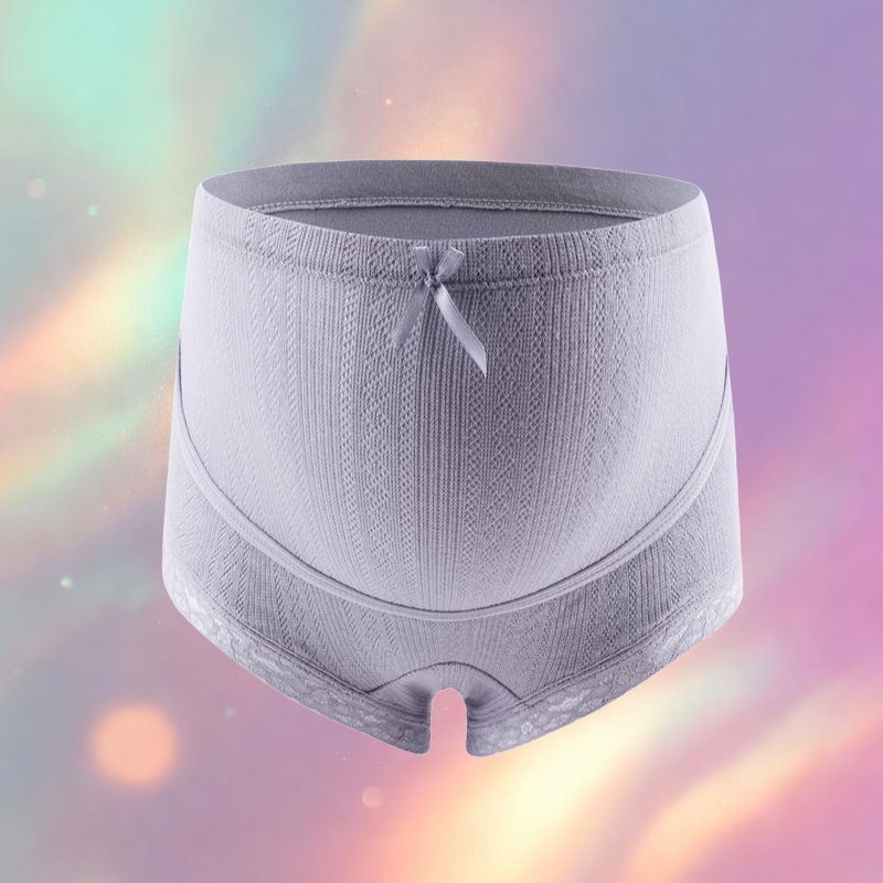 Mune's Cradle High Rise Maternity Panties - Soft Cotton with Adjustable Band