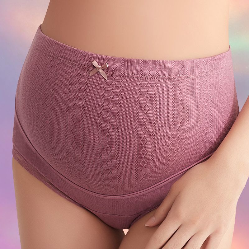 Mune's Cradle High Rise Maternity Panties - Soft Cotton with Adjustable Band