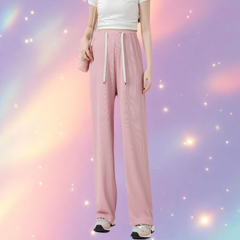 Mune's Cradle High Rise Maternity Sweatpants with Clip Drawstring – Soft Ice Silk