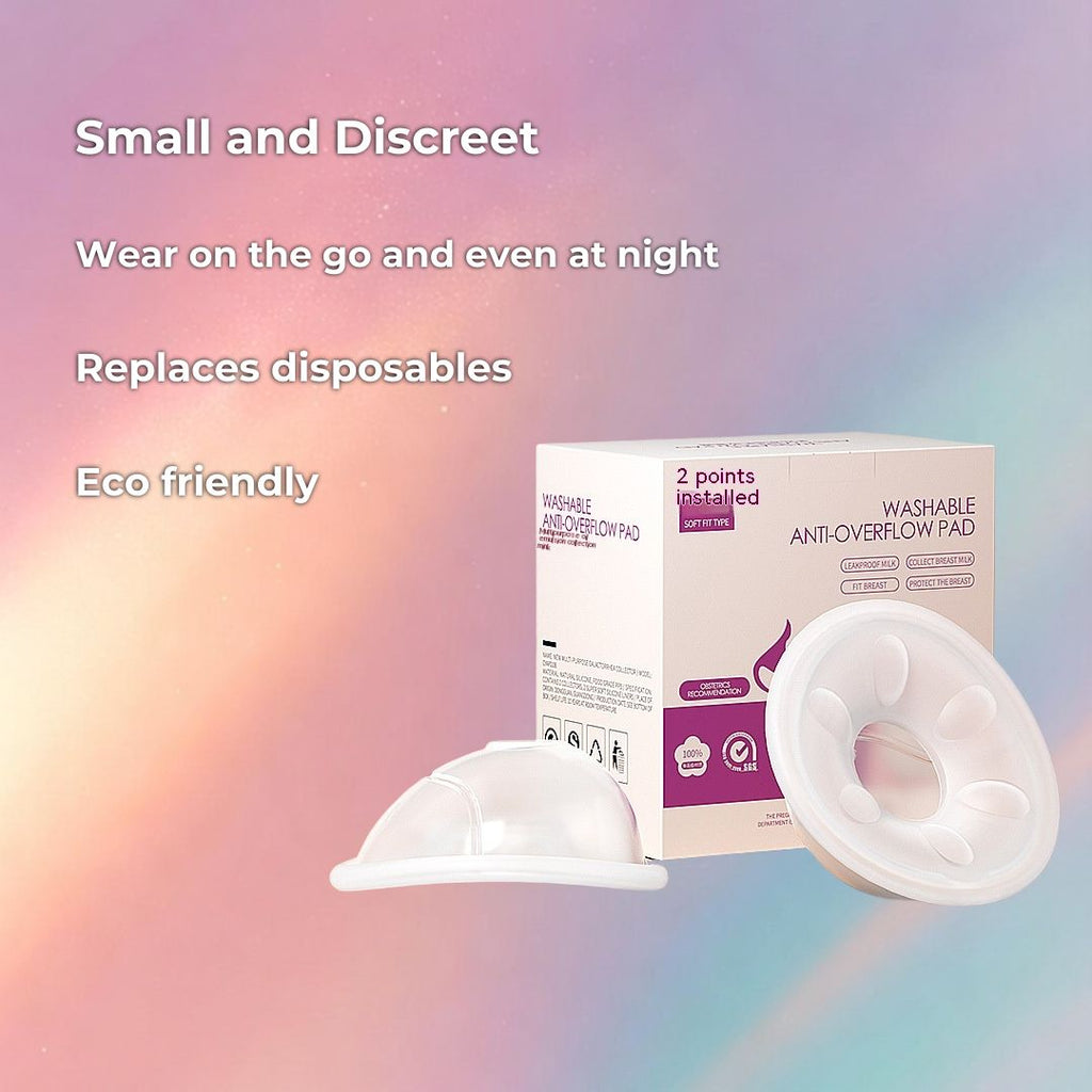 Mune's Cradle Discreet Silicone Breast Milk Collector - Leak-Proof and Portable