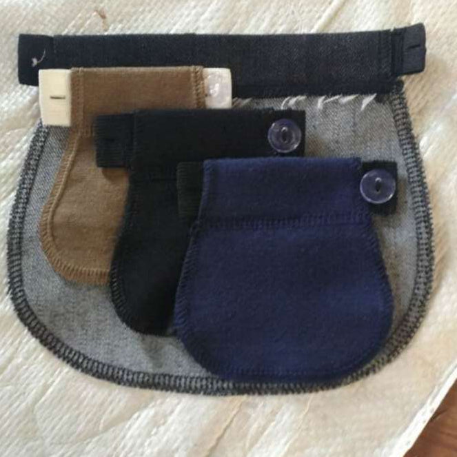 Mune's Cradle Maternity Pants Extender – Elastic Waistband Buttons for Regular Pants